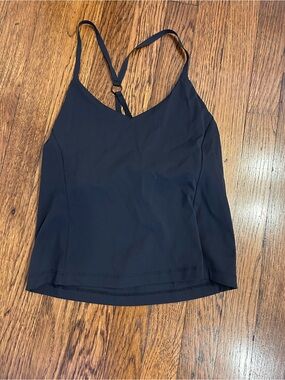 Outdoor Voices Black Strappy V-Neck Camisole